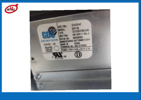 009-0026111 0090026111 Bagian Mesin ATM NCR SelfServ 66XX GOP UOP 10.4&quot; Panel Operator LCD